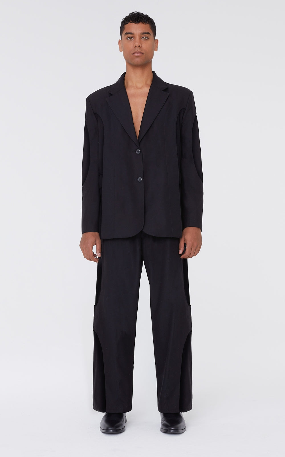 Black Layered Blazer