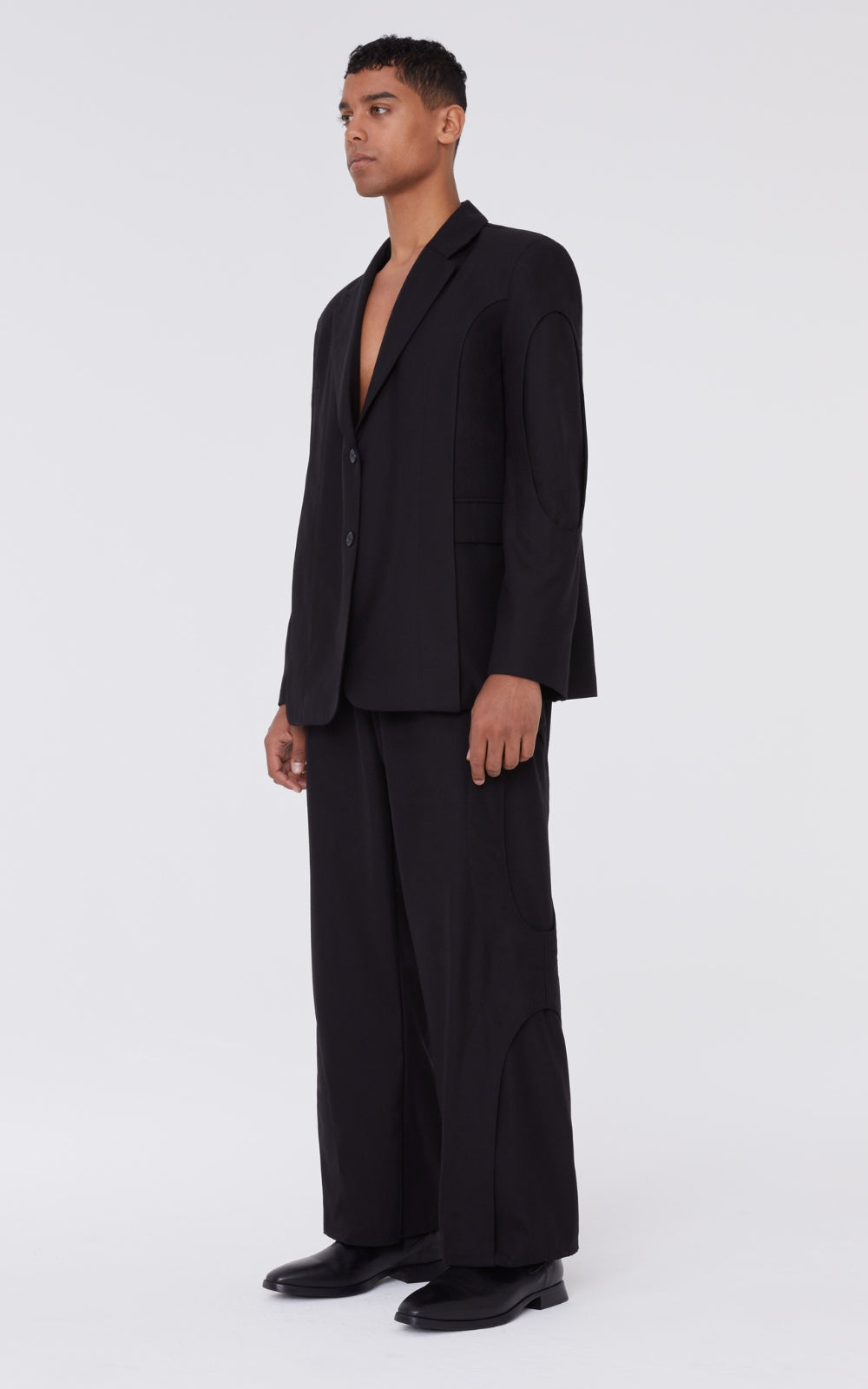 Black Layered Blazer