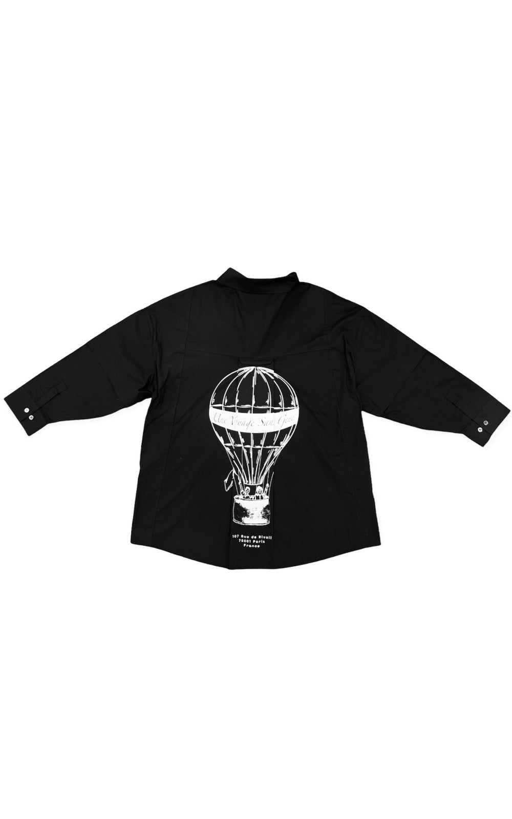 Sans Gêne x Bloody Dior Layered Sleeve Shirt In Black