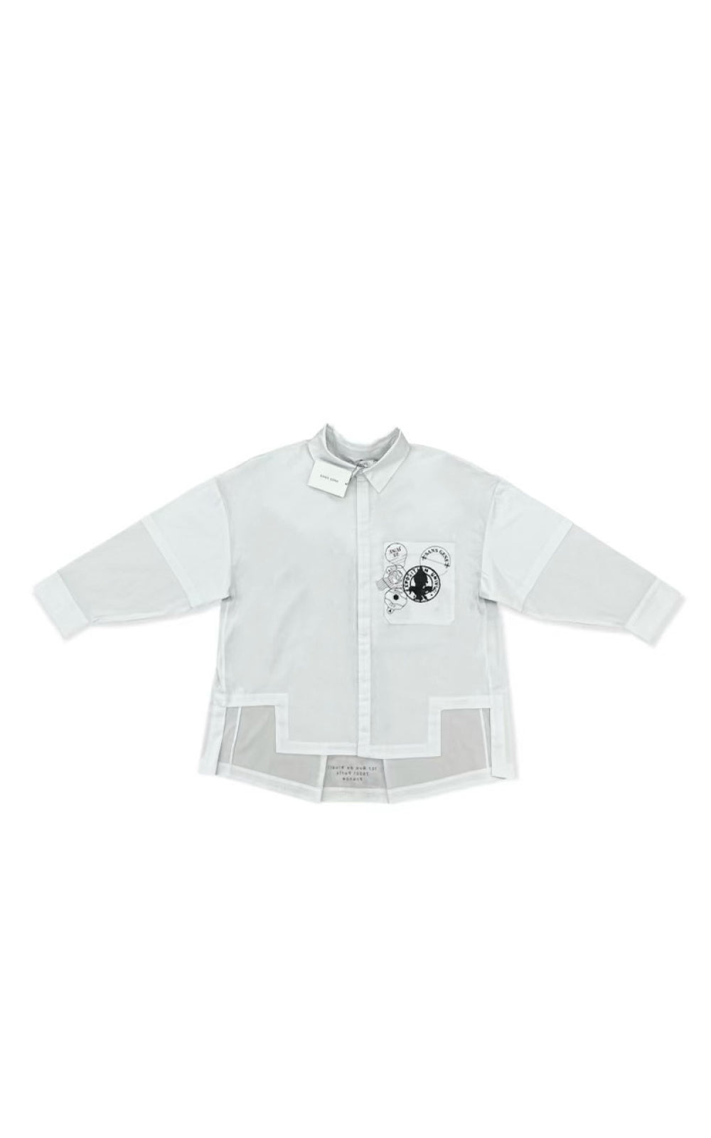 Sans Gêne x BD Layered Sleeve Shirt In White