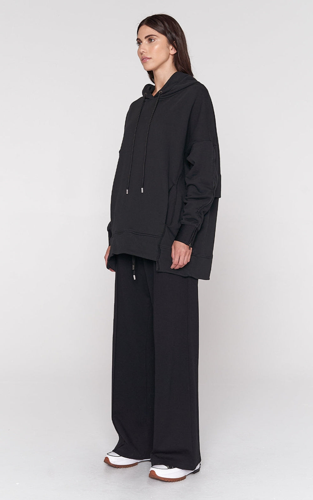 Oversized Lounge Pant in Black