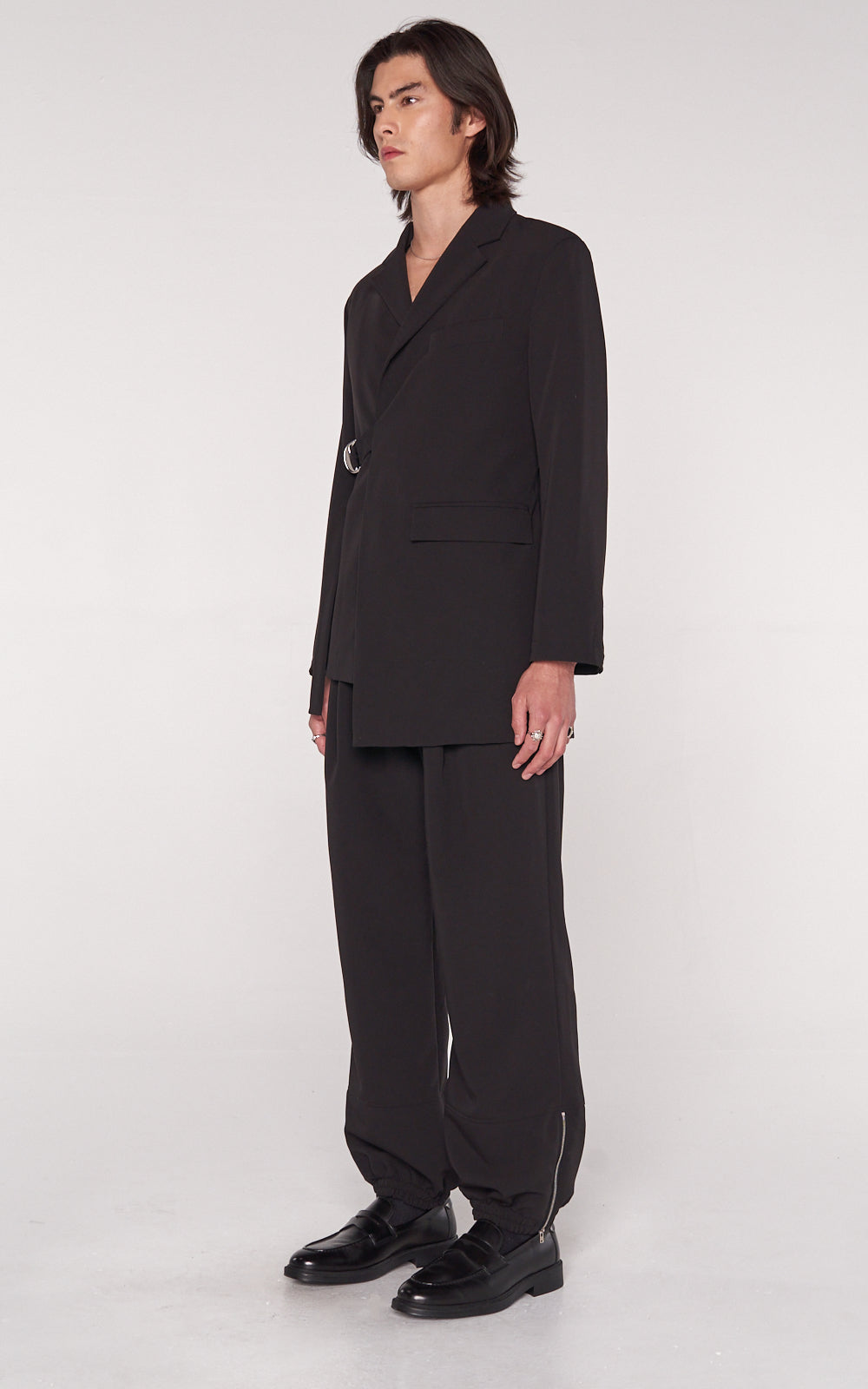 Zip Cuff Pant In Black Sans GÊne 1772