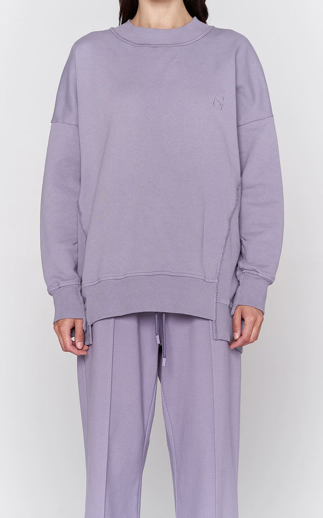 sans-gene-purple-crewneck-sweater-close-up