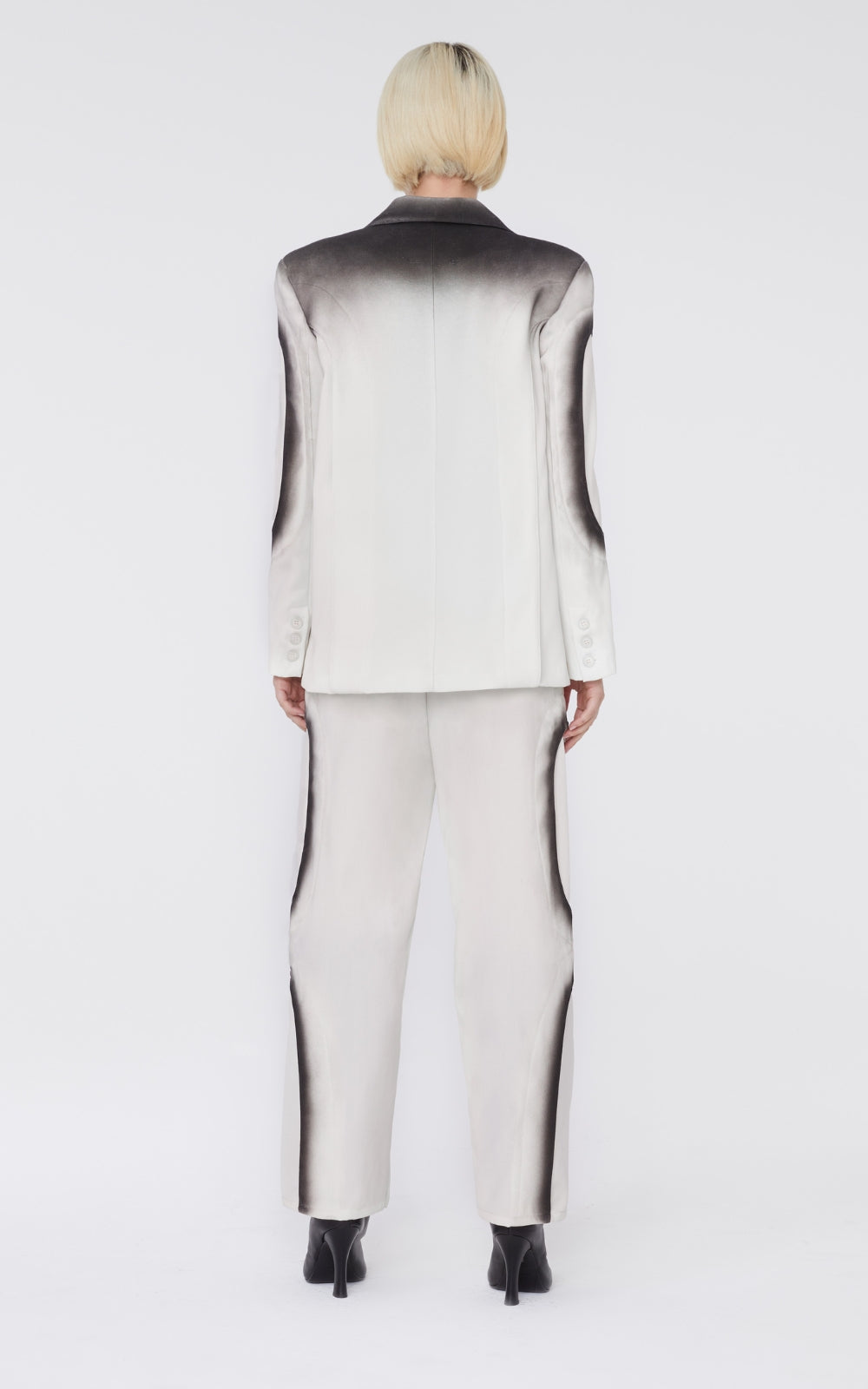 Airbrushed Layered Blazer