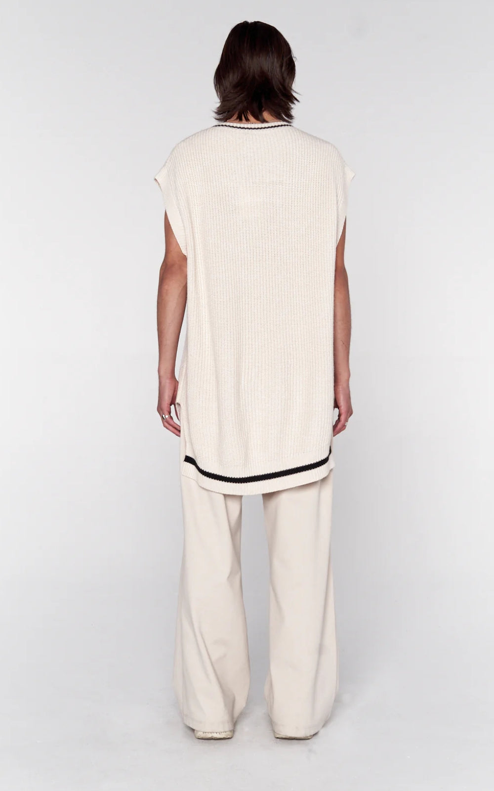 Oversized Knit Vest