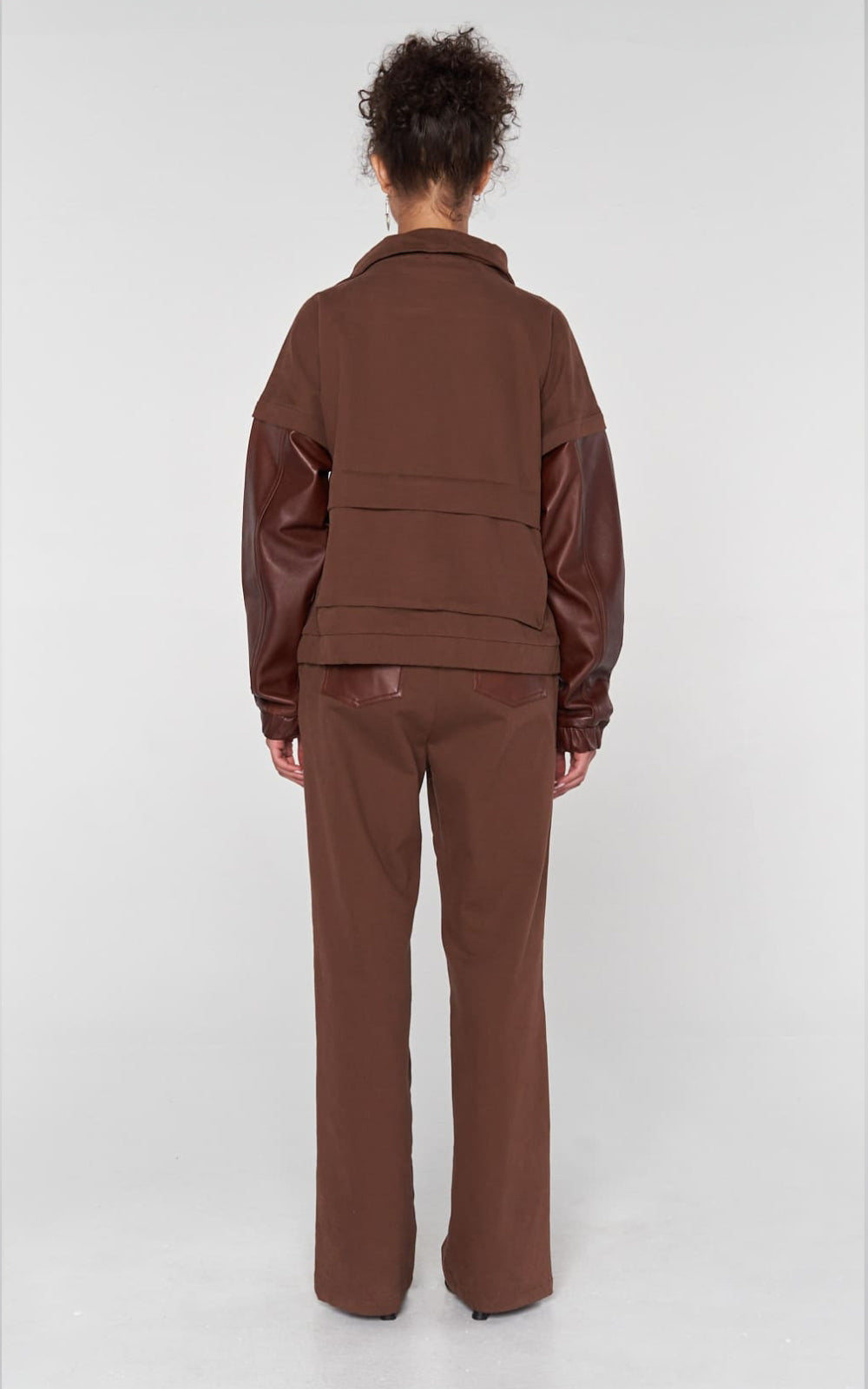 Loose Fit Pant in Brown