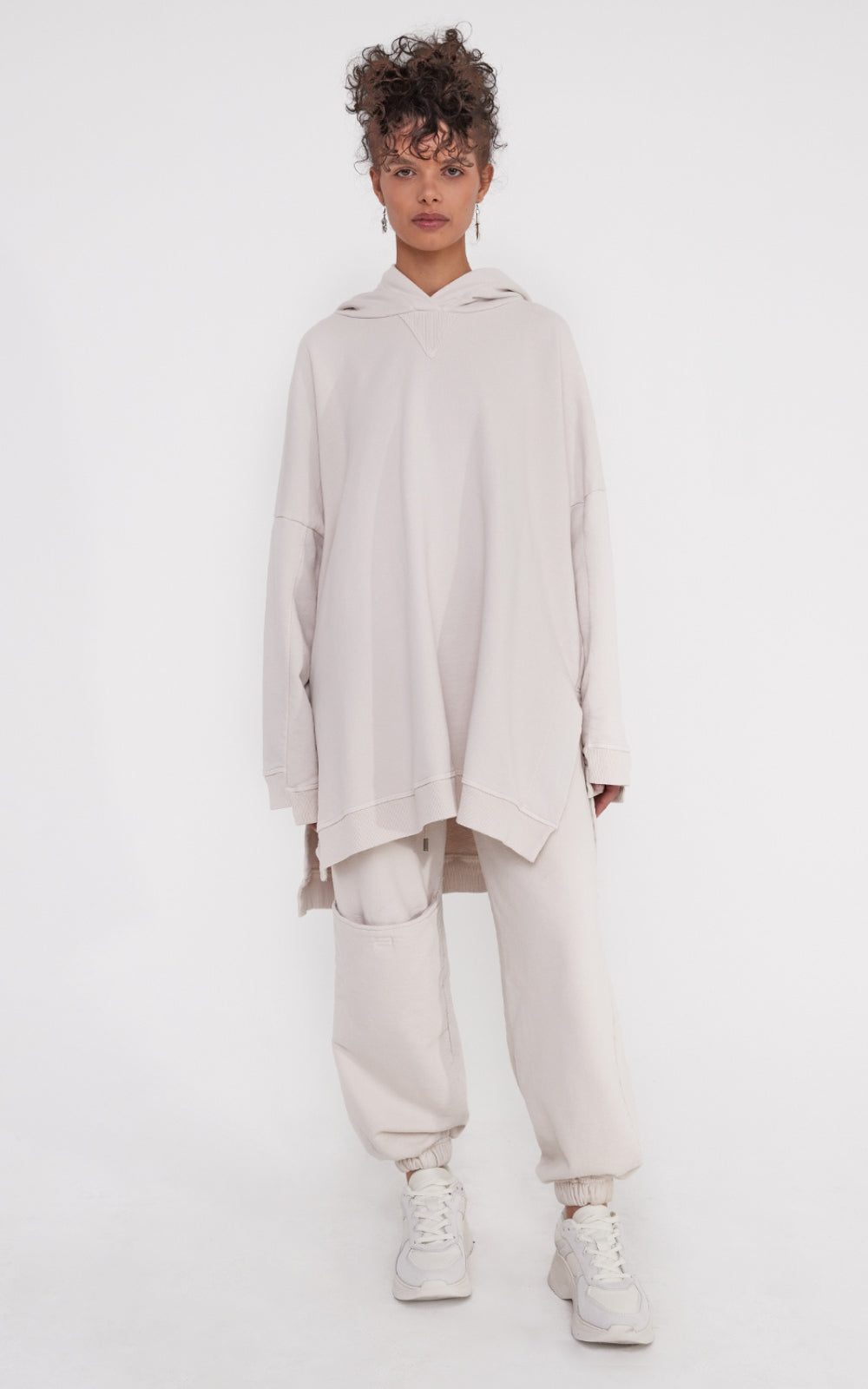 Maxi Pocket Jogger in Bone