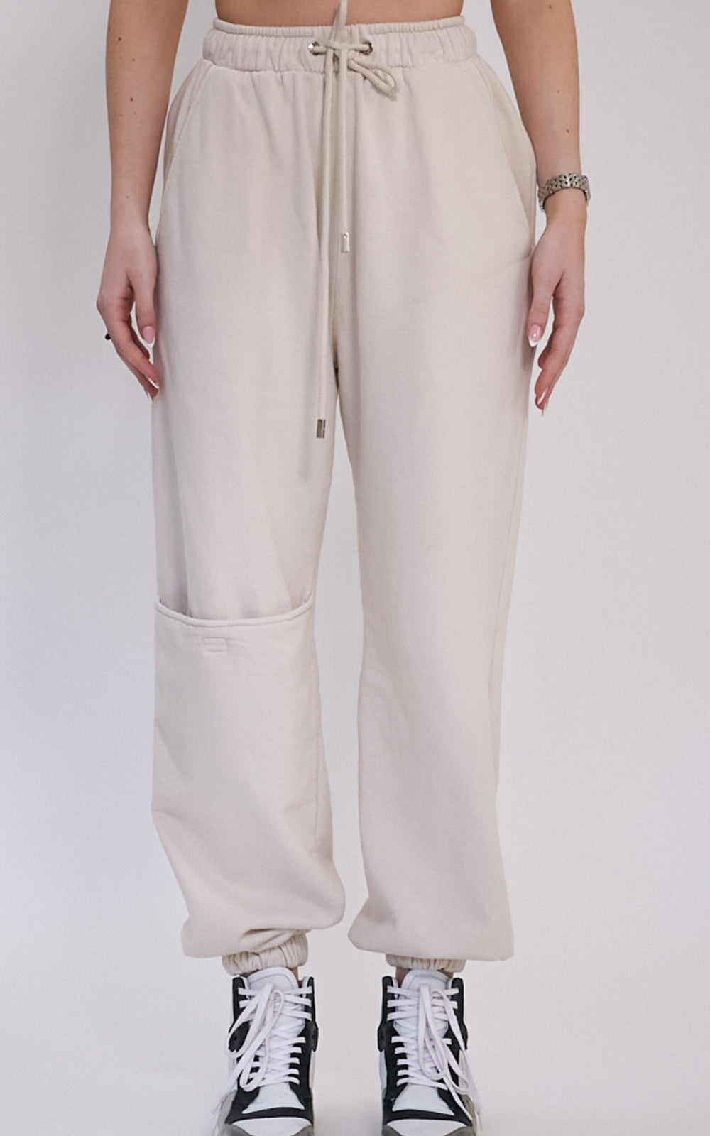 Maxi Pocket Jogger in Bone