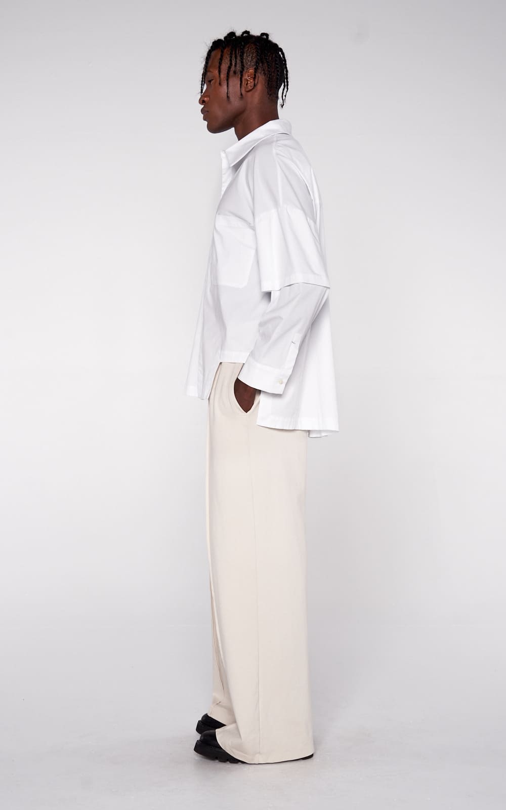 sans-gene-white-layered-shirt-sideview