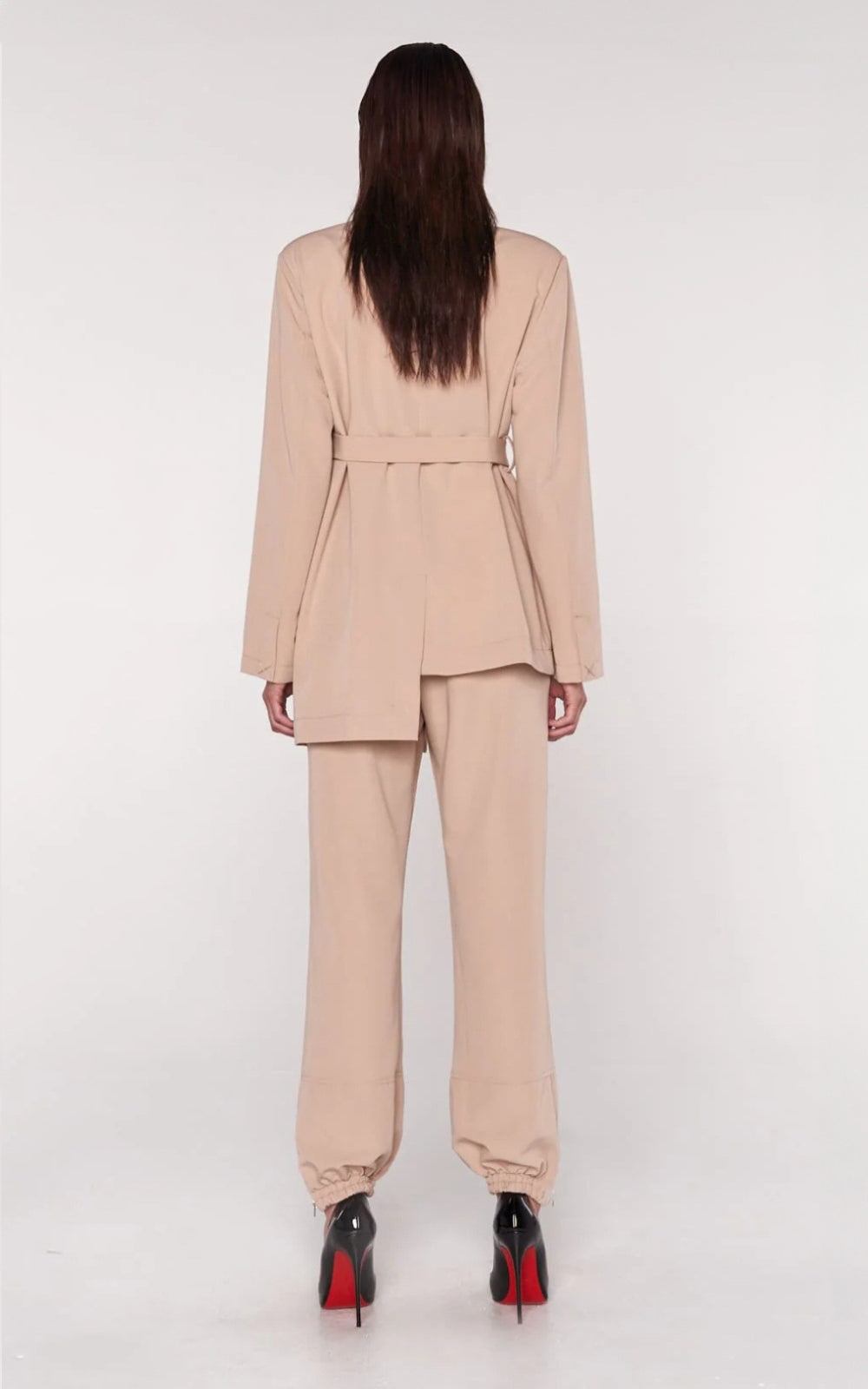 Zip Cuff Pant in Camel