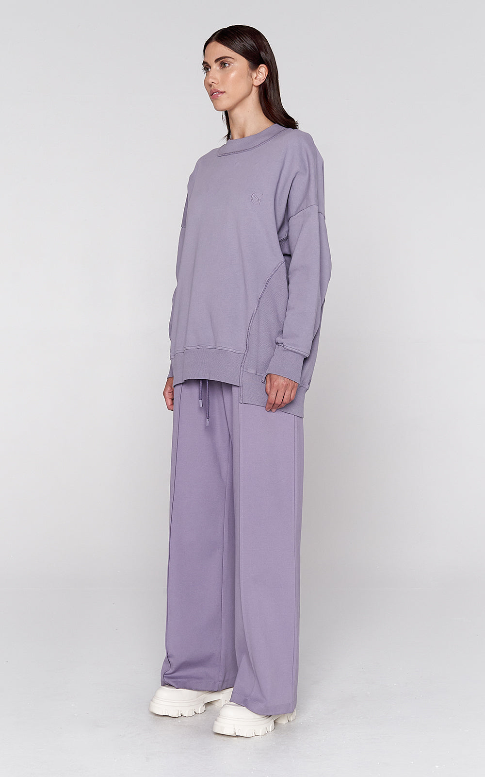 Oversized Lounge Pant in Lavender