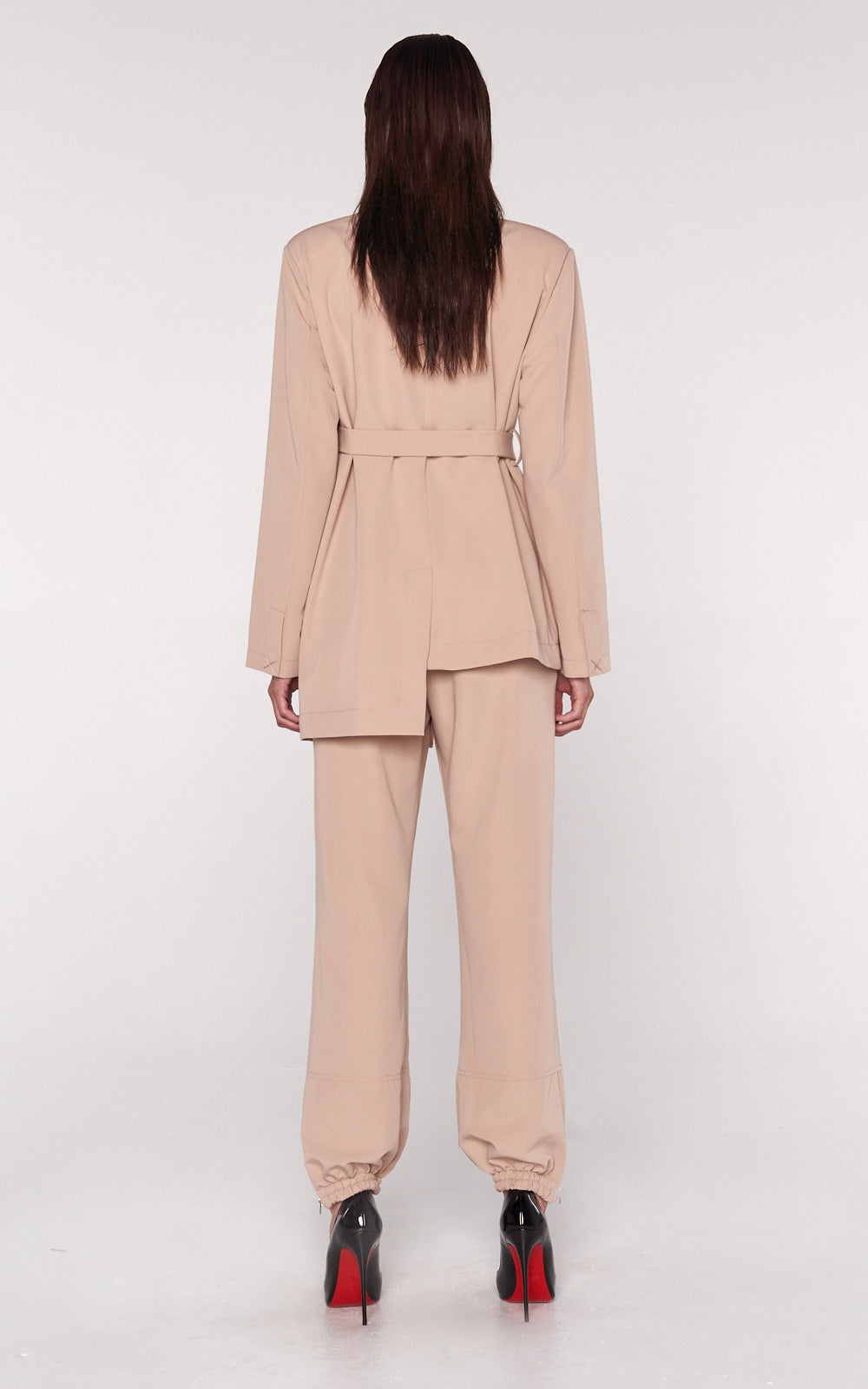 Zip Cuff Pant in Camel